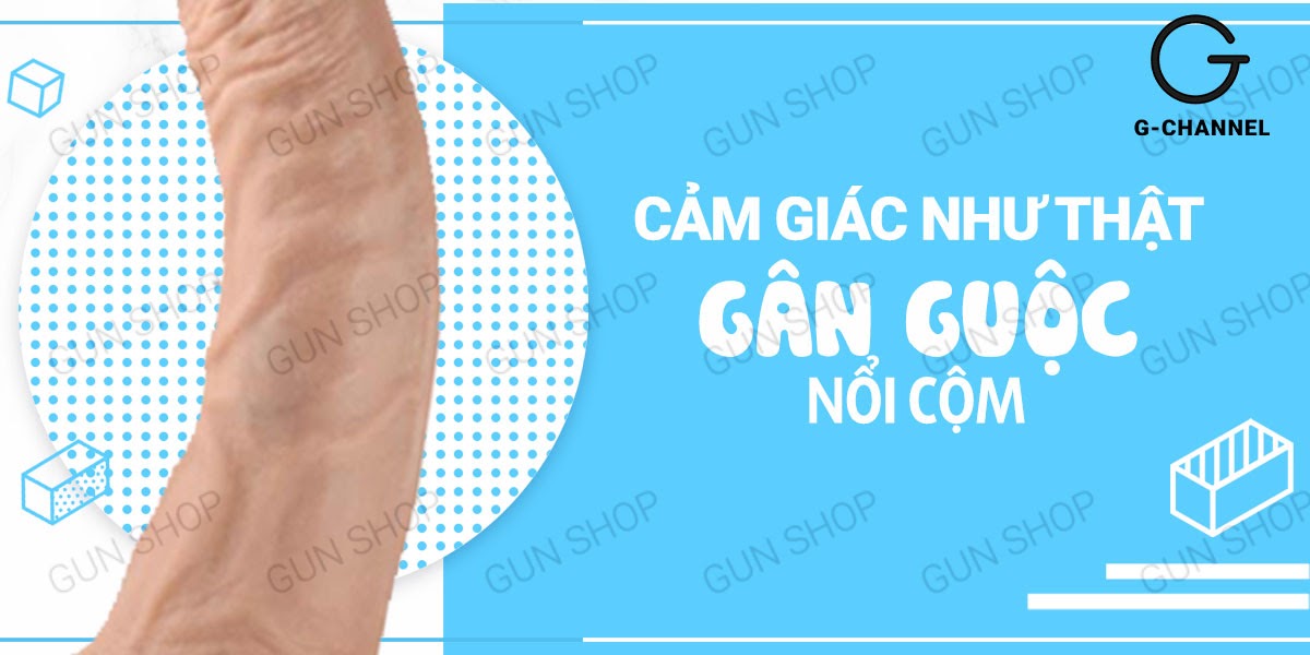 Dương vật giả cao cấp 3 mức rung dính tường 21.5cm silicon an toàn