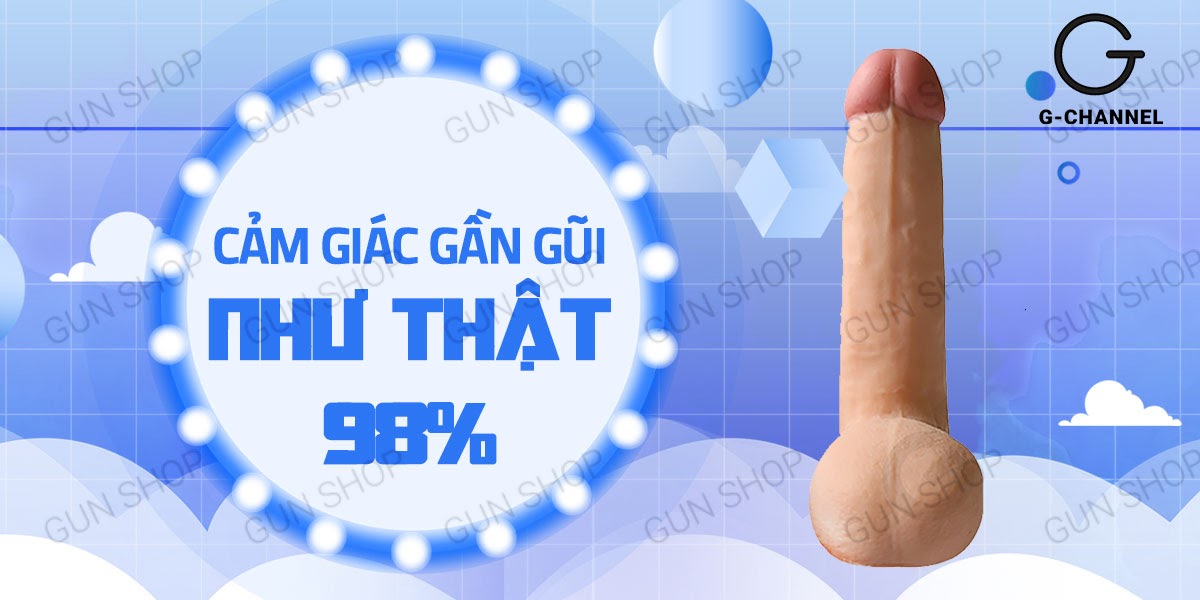 Dương vật giả pin 10 chế độ bìu rung Lovetoy Real Softee siêu thật