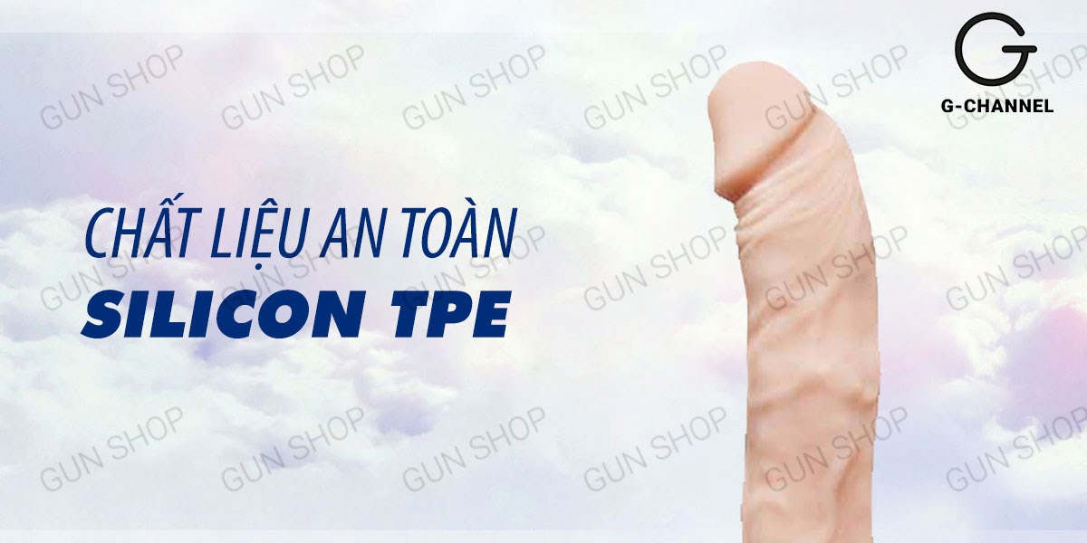 Dương vật giả Dibe cao cấp rung thụt tỏa nhiệt sạc USB