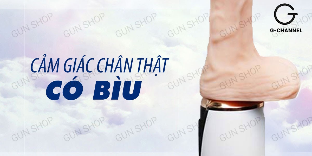 Dương vật giả Dibe cao cấp rung thụt tỏa nhiệt sạc USB