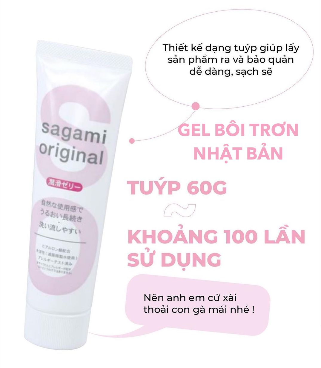 Gel bôi trơn Sagami Original Nhật cao cấp an toàn hiệu quả