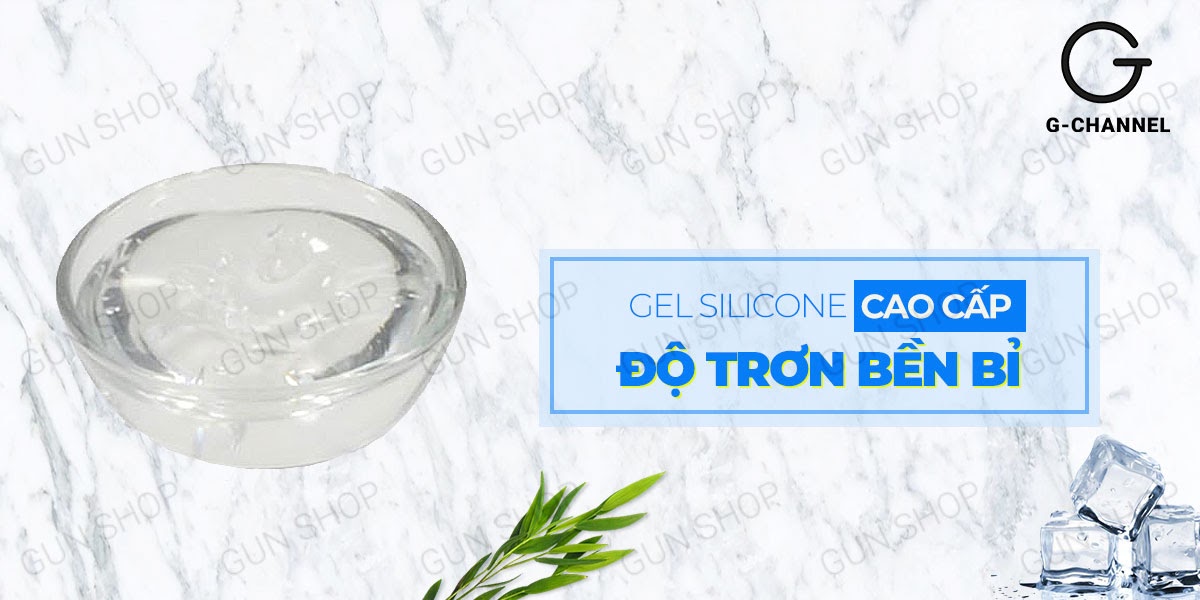 Gel bôi trơn hậu môn mát lạnh Shell Supermen Cooling 90ml hỗ trợ quan hệ an toàn dễ chịu