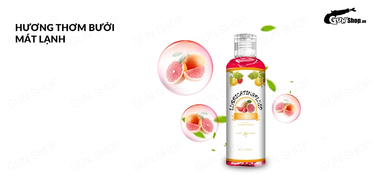 Gel bôi trơn Boyafei hương bưởi 200ml dịu nhẹ kích thích