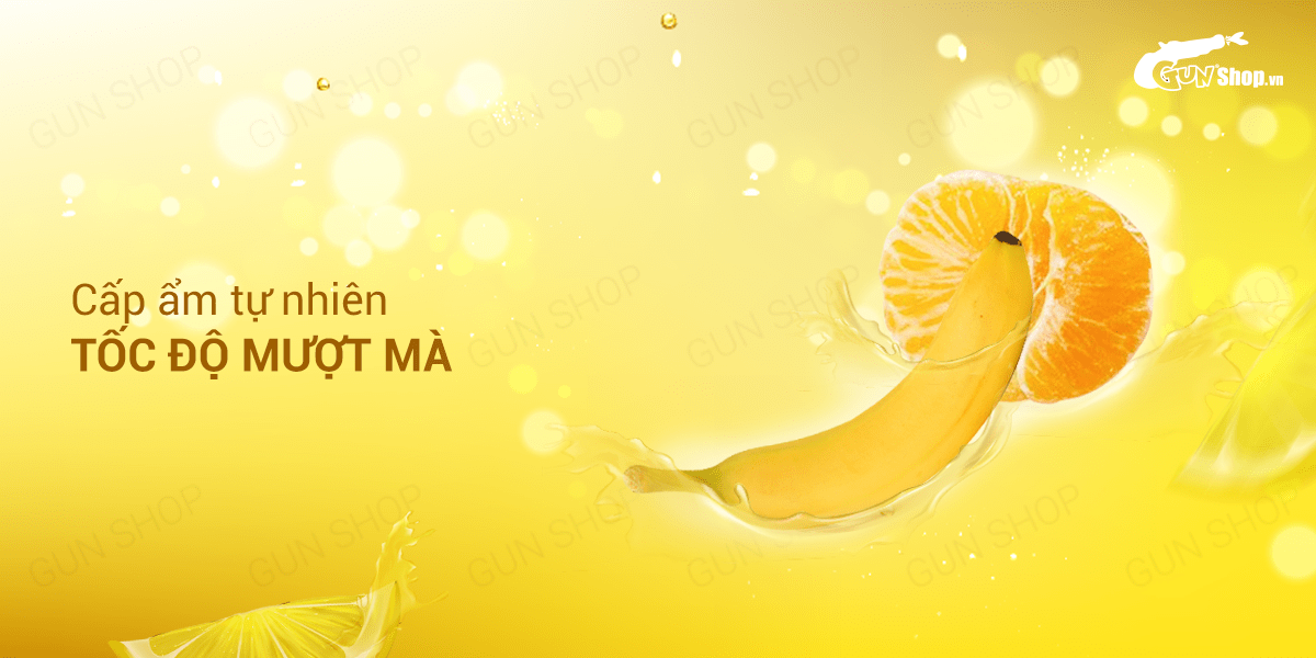 Gel bôi trơn Boyafei Lemon 200ml hương chanh mướt mát dễ dùng