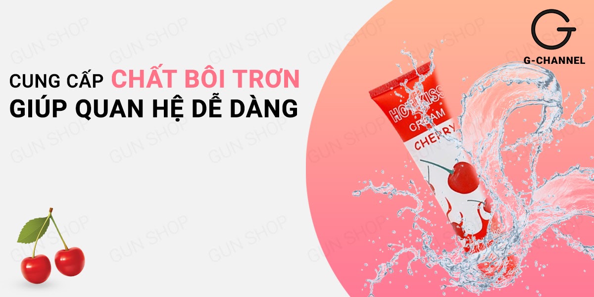 Gel Bôi Trơn Hot Kiss Cherry 100ml Cao Cấp Mượt Mà Hưng Phấn