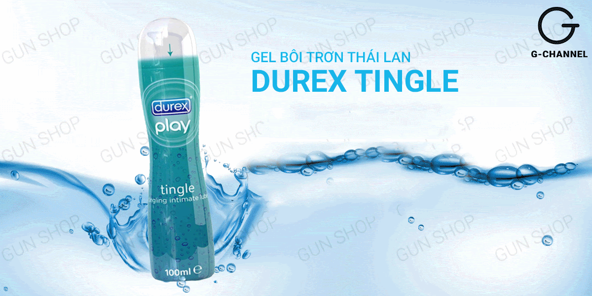 Gel bôi trơn Durex Tingle mát lạnh 100ml tăng khoái cảm dễ chịu
