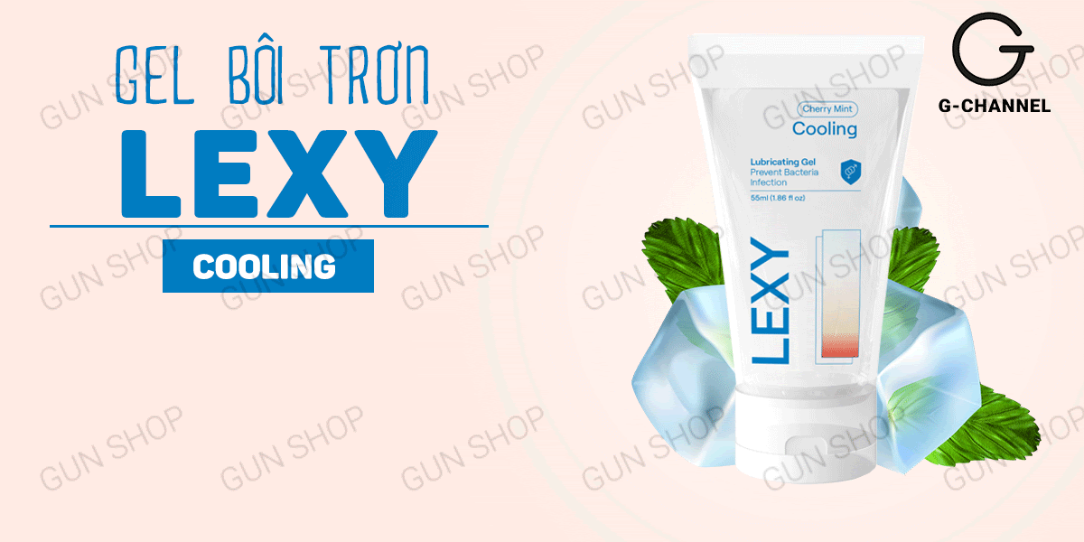 Gel bôi trơn bạc hà mát lạnh Lexy Cooling 55ml siêu mát sảng khoái