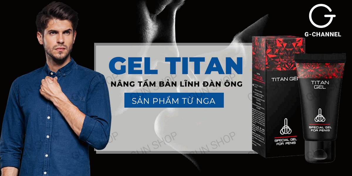 Gel bôi trơn Titan 50ml tăng kích thước an toàn hiệu quả