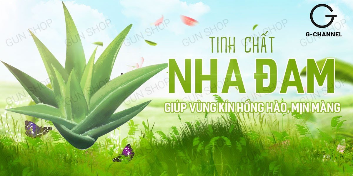 Gel bôi trơn lô hội Shell Aloe Vera 100ml mềm mượt an toàn