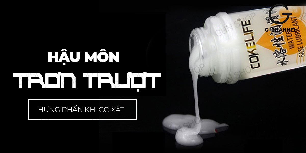 Gel bôi trơn Cokelife 300ml tăng khoái cảm, an toàn cho Gay LGBT