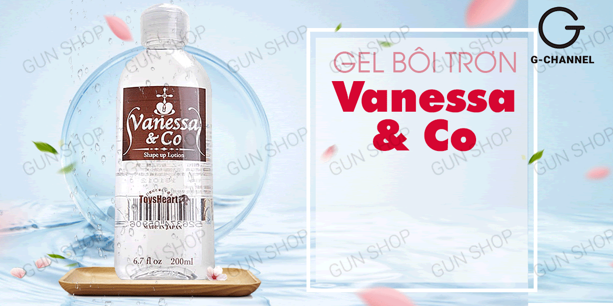 Gel Vanessa bôi trơn siêu mượt cấp ẩm gel dưỡng ẩm siêu trơn an toàn 200ml