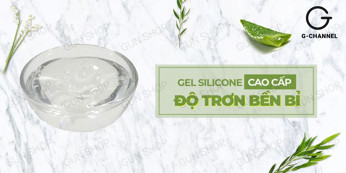 Gel bôi trơn hậu môn lô hội Shell Supermen Aloe Vera 90ml an toàn dịu nhẹ hỗ trợ quan hệ