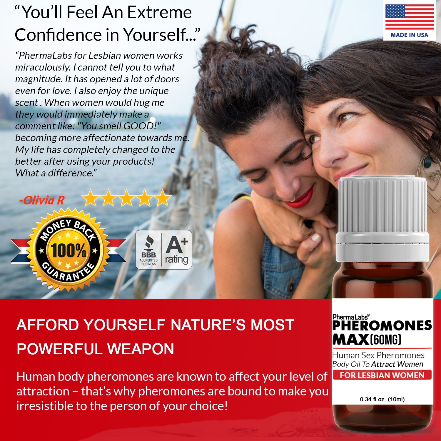 Phermalabs Lesbian Kích Dục Đồng Tính Nữ Tăng Ham Muốn Chính Hãng Mỹ