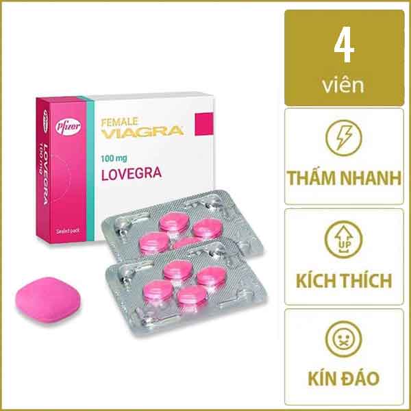 Lady Era 50mg chính hãng Pfizer Mỹ tăng ham muốn nữ nhanh chóng