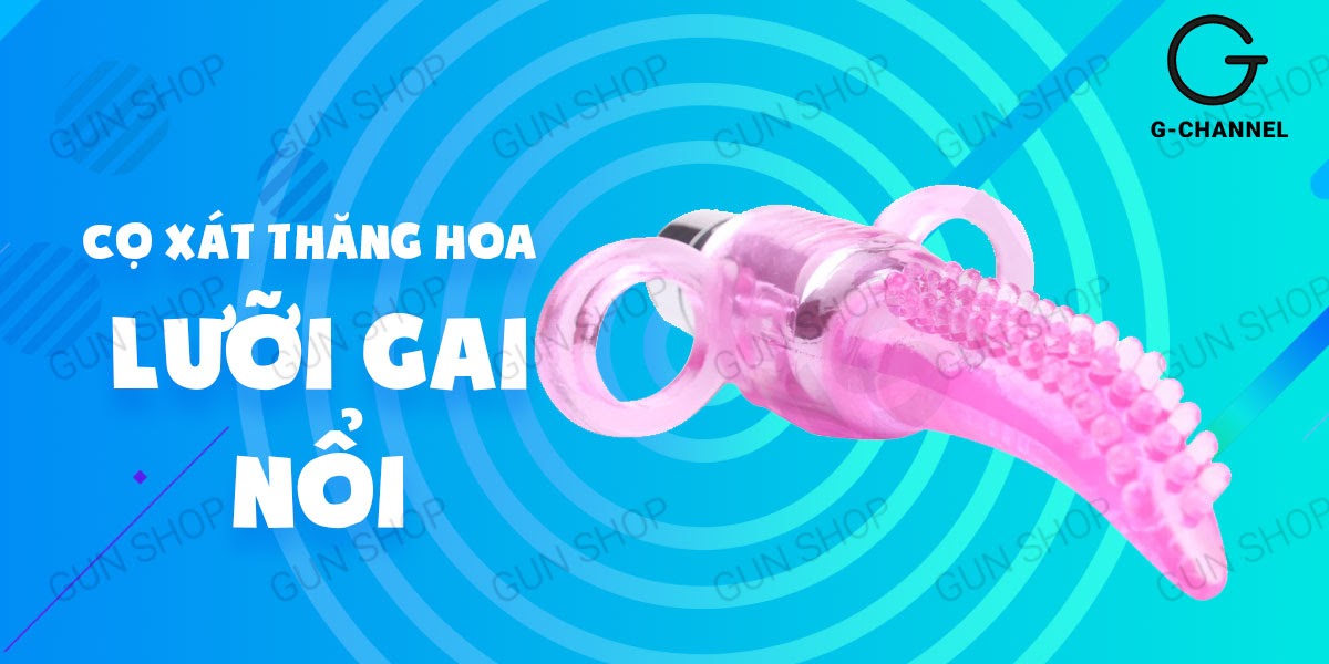 Lưỡi rung đeo ngón tay Baile silicon kích thích đỉnh cao