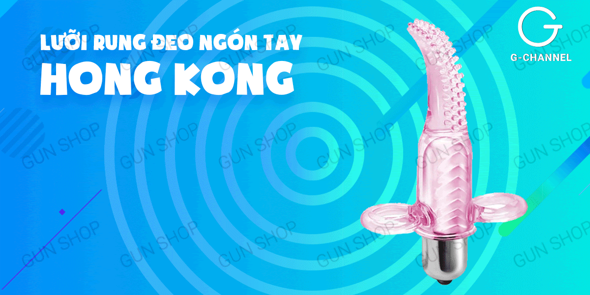 Lưỡi rung đeo ngón tay Baile silicon kích thích đỉnh cao