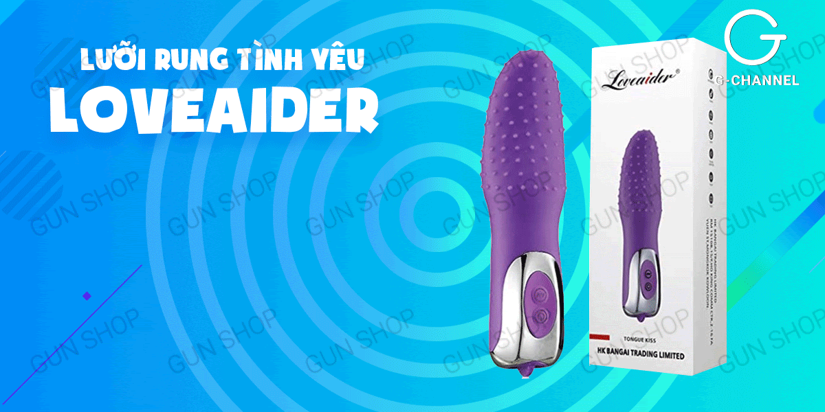 Lưỡi rung đa chức năng pin sạc tăng khoái cảm - Loveaader