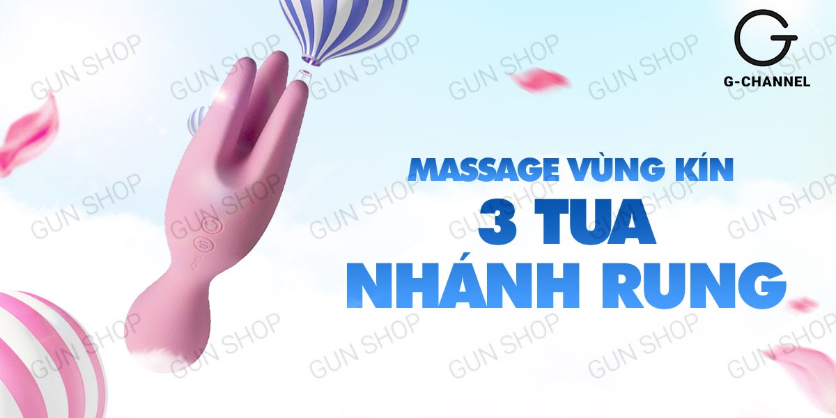 Máy rung Svakom Nymph 2 đầu siêu mạnh sạc điện tiện lợi