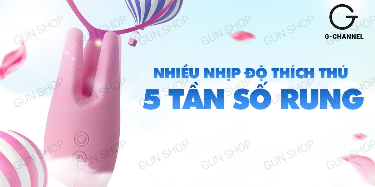 Máy rung Svakom Nymph 2 đầu siêu mạnh sạc điện tiện lợi