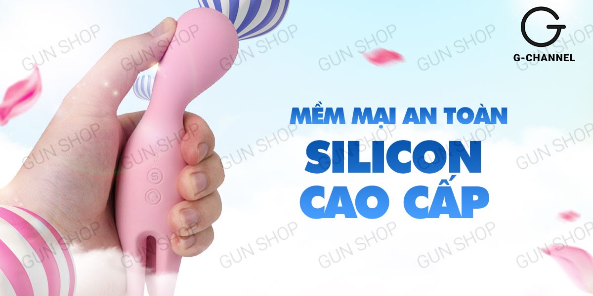 Máy rung Svakom Nymph 2 đầu siêu mạnh sạc điện tiện lợi