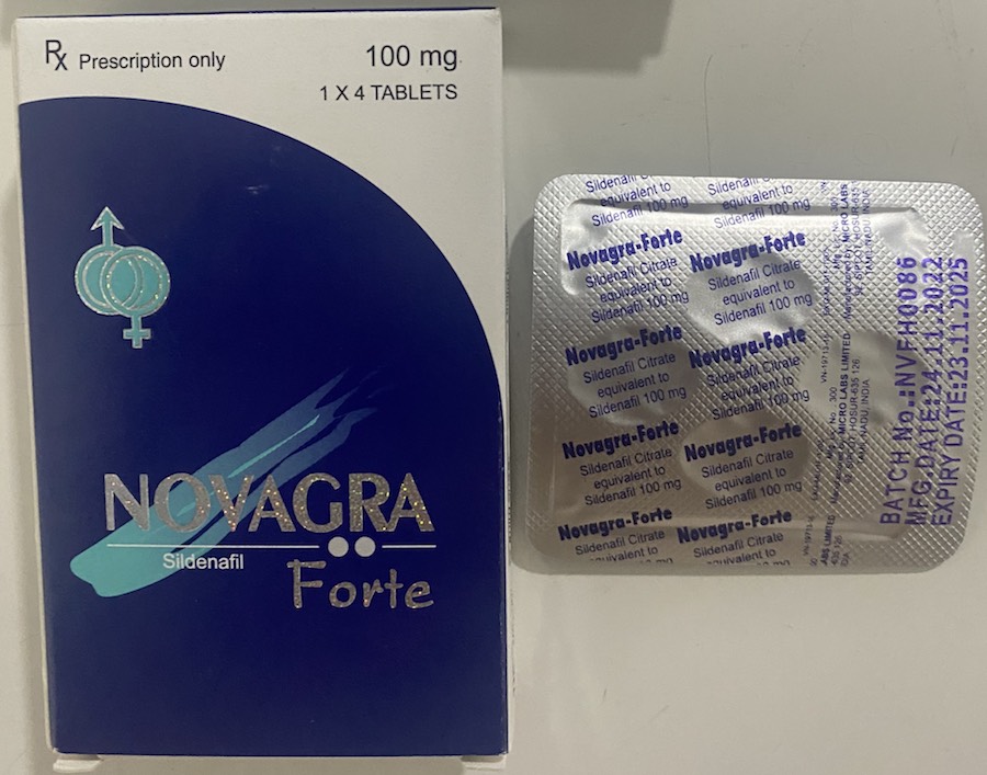 Địa chỉ bán Thuốc Novagra Forte 100mg cương dương Ấn Độ chống xuất tinh sớm tăng sinh lý nhập khẩu