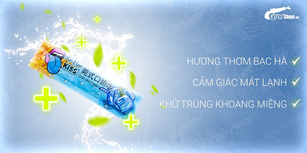 Nước tình yêu BJ bạc hà mát lạnh kích thích Xun Z Lan 10ml