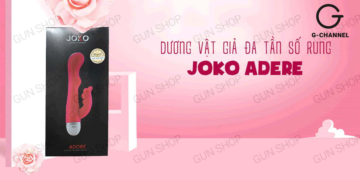 Dương vật giả đa chiều rung mạnh pin tiện lợi Joko Adore chính hãng