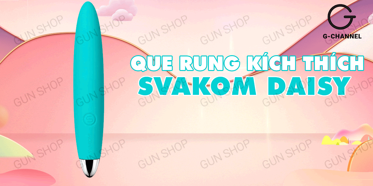 Que rung Svakom Daisy nhỏ gọn sạc điện công suất mạnh sảng khoái