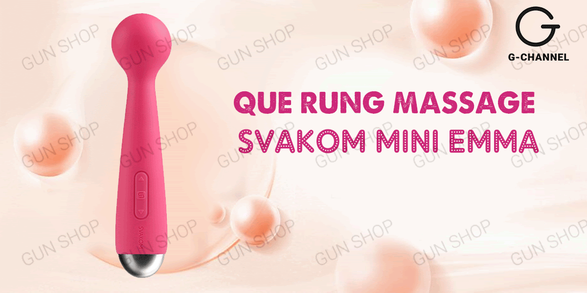 Que rung điểm G Svakom Mini Emma rung mạnh sạc điện cao cấp