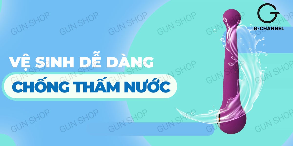 Que rung massage 2 đầu độc lập Svakom Bonnie sạc pin tiện lợi