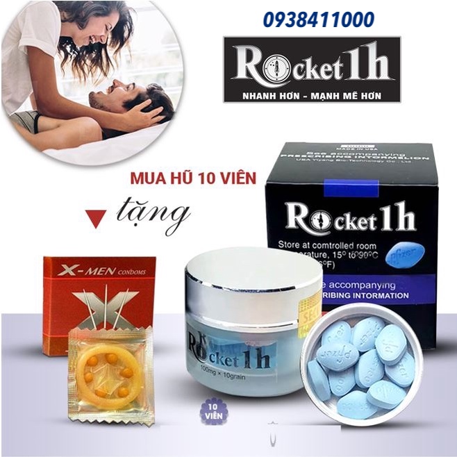 Đánh giá Rocket 1h Mỹ chính hãng viên uống cường dương kéo dài thời gian chống xuất tinh Nam giới loại tốt