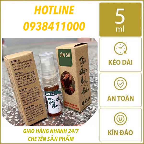  Đánh giá Sìn sú dân tộc Ê Đê chính hãng dạng xịt kéo dài thời gian quan hệ chai nhỏ 5ml giá tốt
