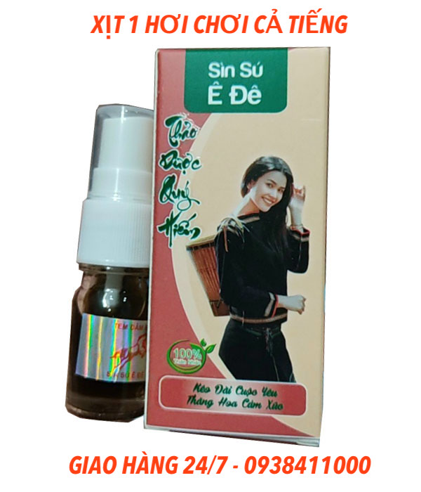 Sìn sú dạng xịt Ê Đê chính hãng kéo dài, an toàn, chai lớn