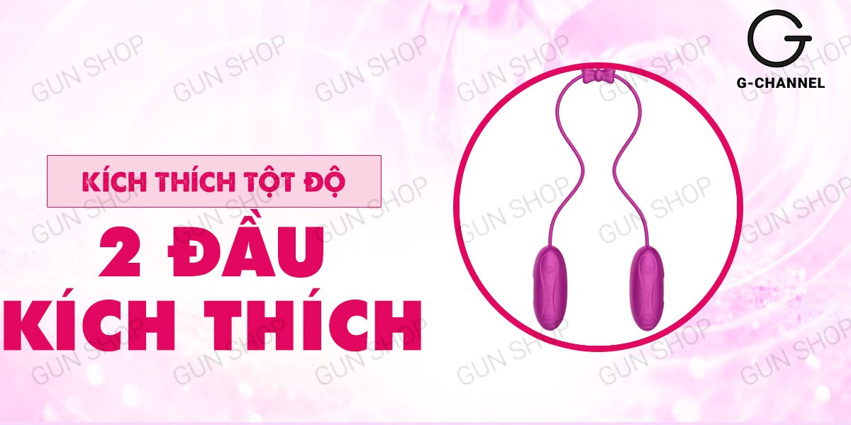 Trứng rung 2 đầu sạc điện Aphojoy thiết kế sang trọng, bền bỉ