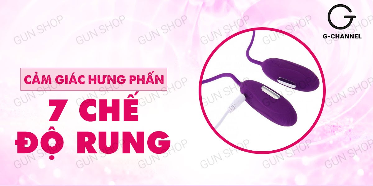 Trứng rung 2 đầu sạc điện Aphojoy thiết kế sang trọng, bền bỉ