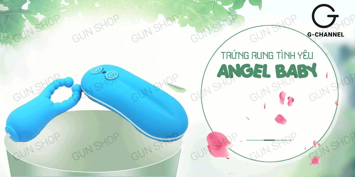 Trứng rung Angel Baby Thiết kế càng cua Siêu mềm mại Kích thích