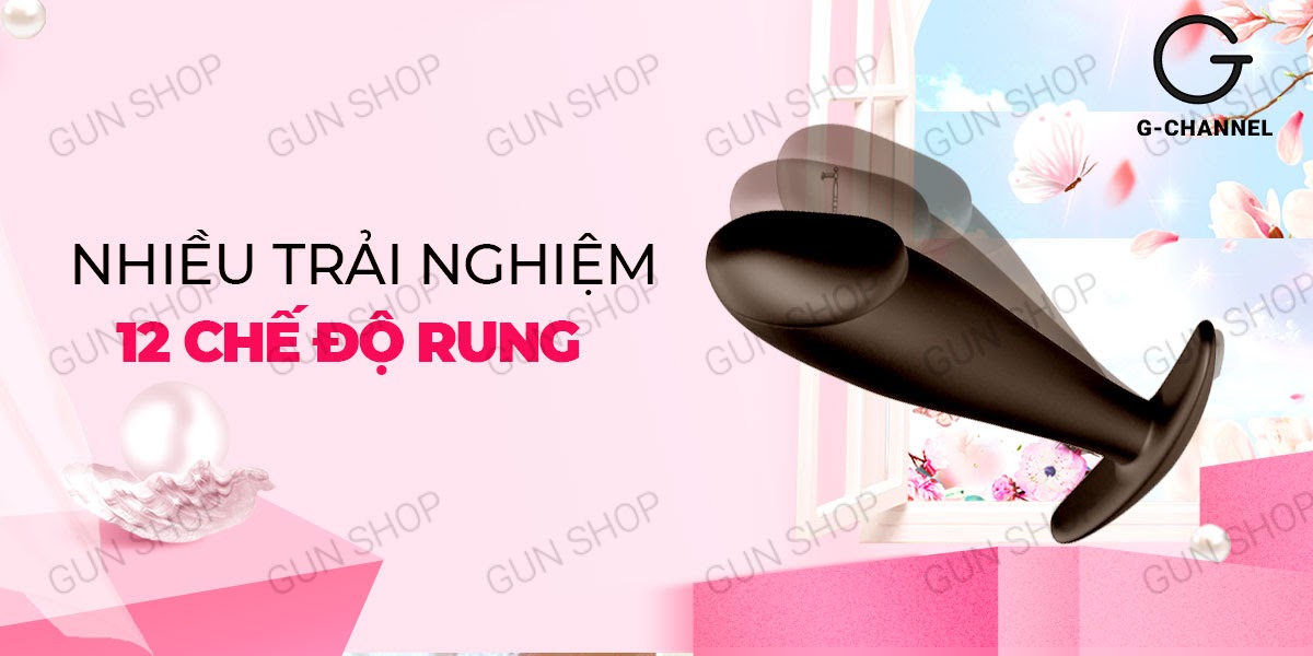  Sỉ Trứng rung hậu môn rung mạnh chống nước pin - Pretty Love Butt Plug cao cấp