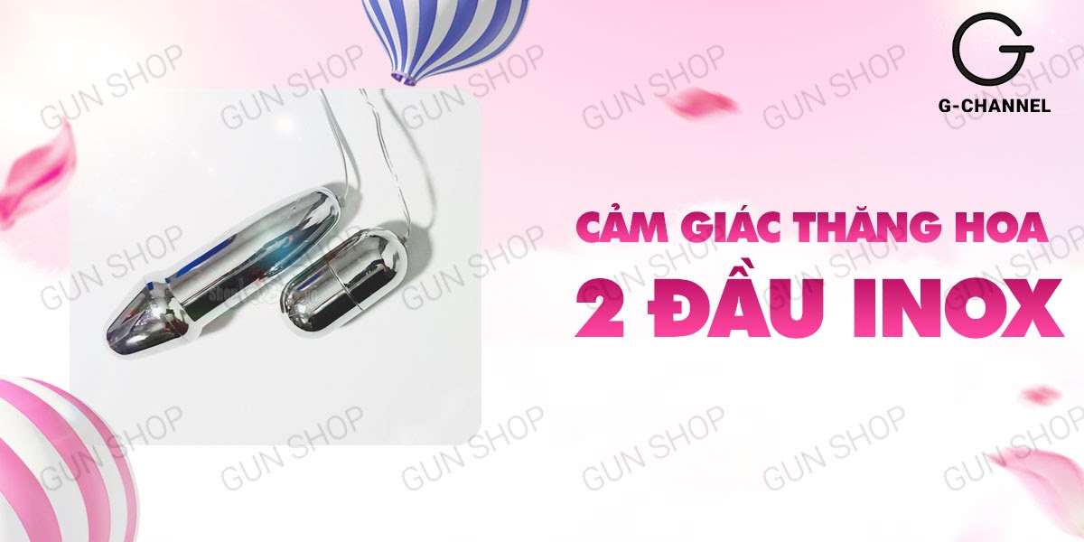 Trứng Rung 2 Đầu Inox Cao Cấp Kích Thích Mạnh Mẽ Tình Yêu