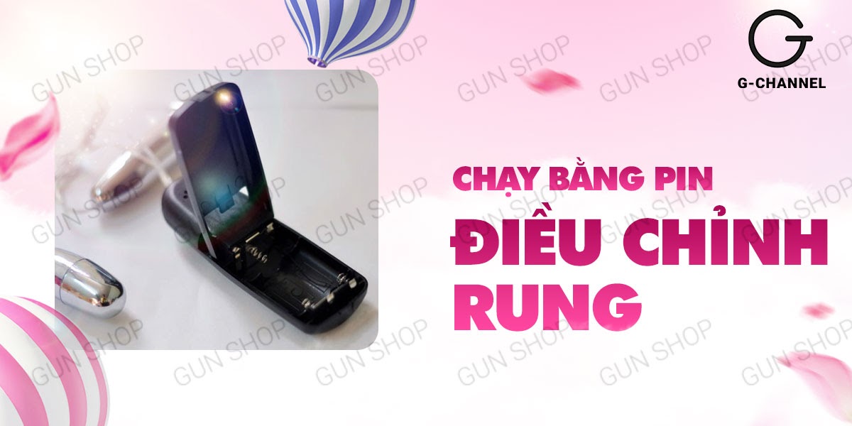 Trứng Rung 2 Đầu Inox Cao Cấp Kích Thích Mạnh Mẽ Tình Yêu