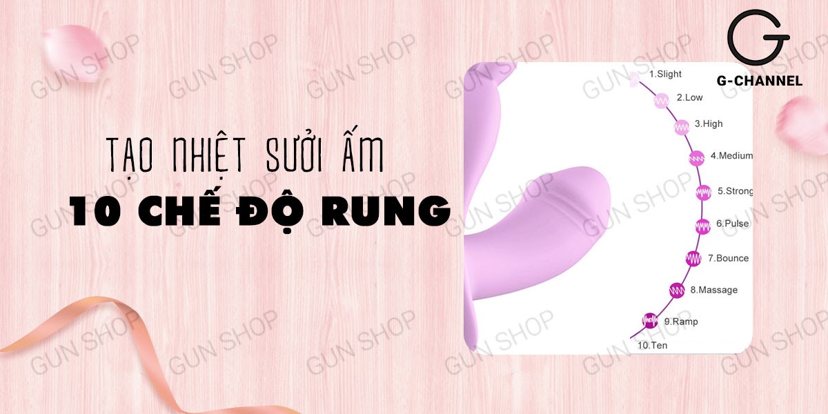 Trứng rung Leten không dây sạc điện 10 chế độ tạo nhiệt ấm an toàn
