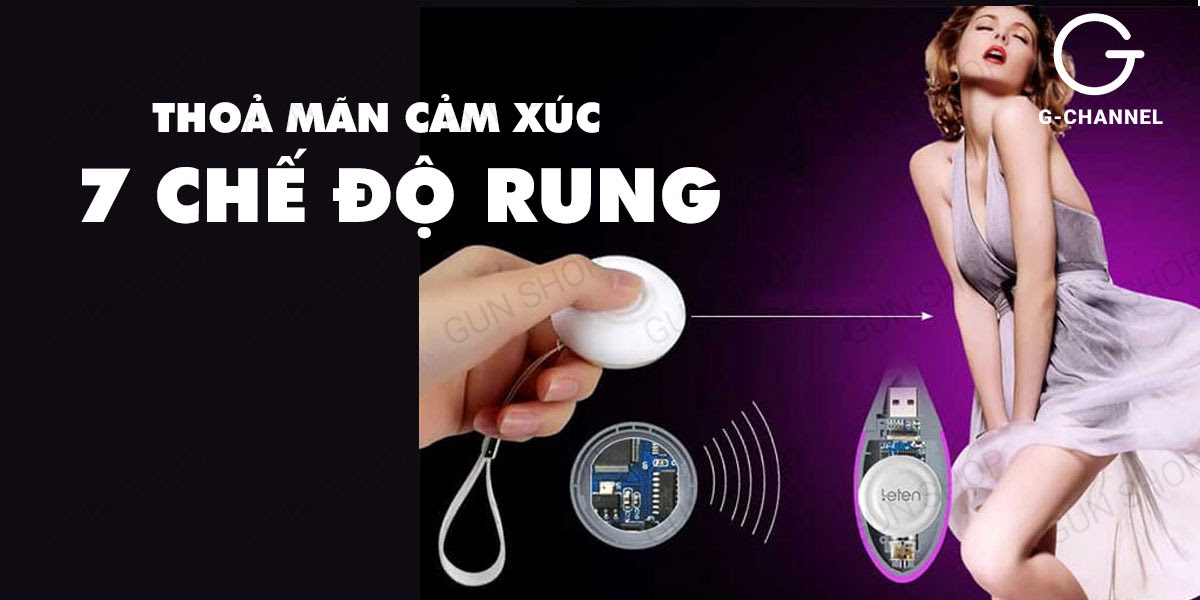 Trứng rung sạc điện không dây Leten Swan cao cấp, an toàn