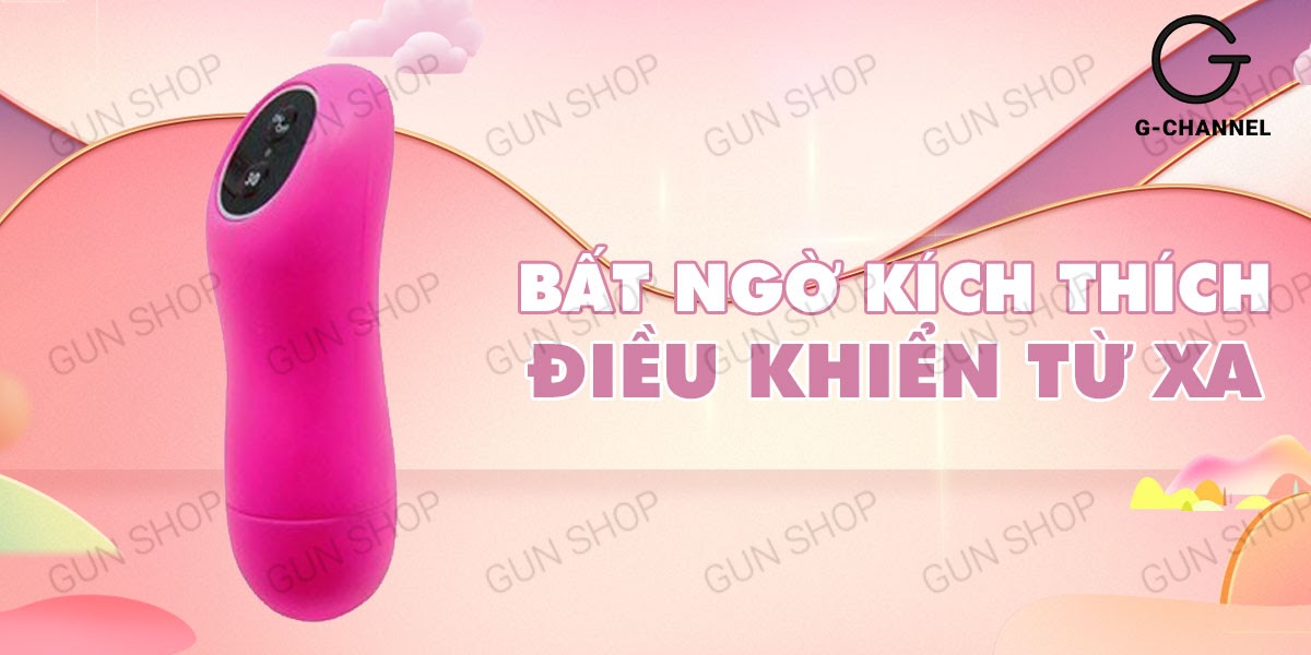 Trứng rung từ xa Pretty Love Clamshell đa chế độ rung pin cao cấp