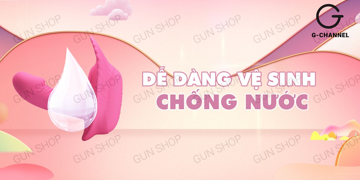 Trứng rung từ xa Pretty Love Clamshell đa chế độ rung pin cao cấp