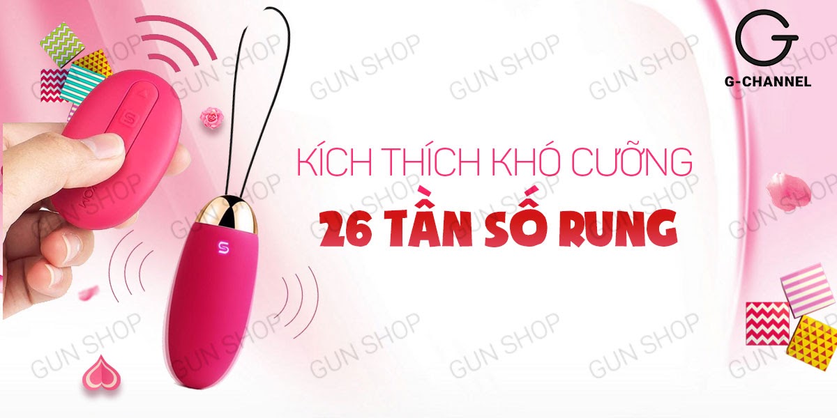 Trứng rung Svacom Elva điều khiển từ xa đa chế độ sạc nhanh