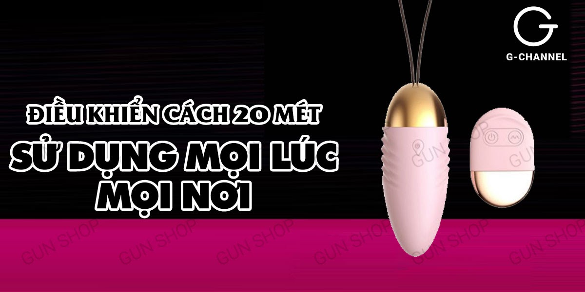 Trứng rung không dây 12 chế độ rung cao cấp điều khiển từ xa