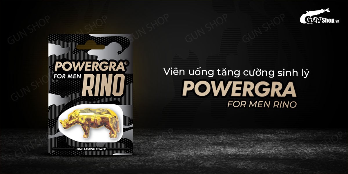  Đánh giá Viên uống phục hồi sinh lý kéo dài thời gian Powergra For Men Rino - Vỉ 1 viên giá rẻ