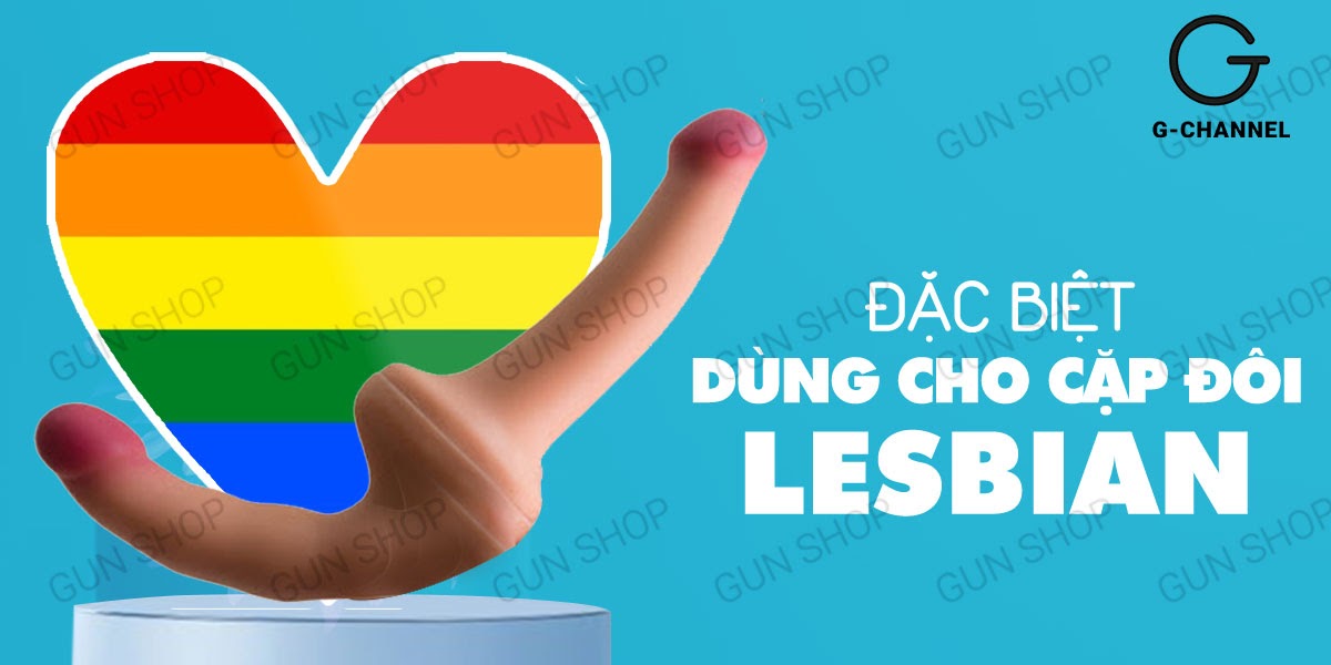 Dương vật giả 2 đầu mềm dẻo đa chiều rung cảm ứng Lovetoy Holy Dong