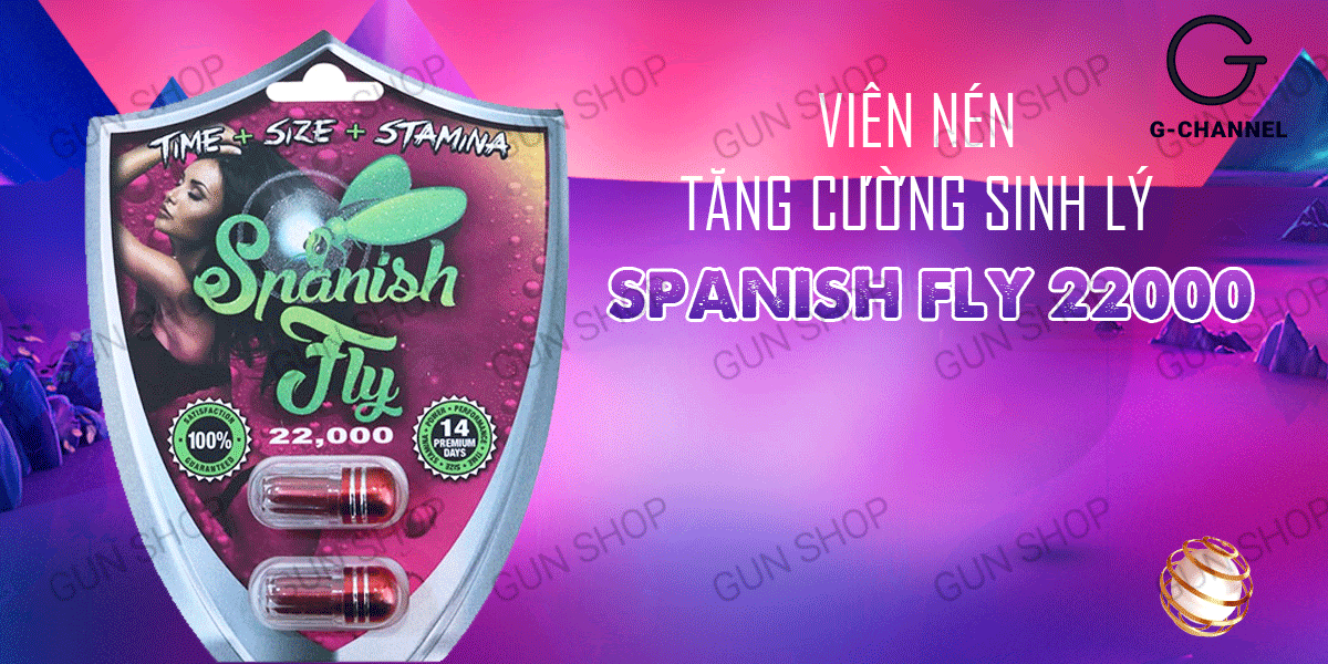 Viên uống cương dương Spanish Fly 22000 tăng sinh lý mạnh mẽ