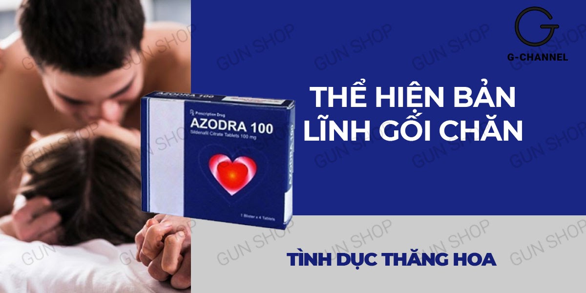 Nơi bán Azodra 50mg viên uống hỗ trợ cương dương kéo dài thời gian tăng cường sinh lý - Hộp 4 viên giá tốt