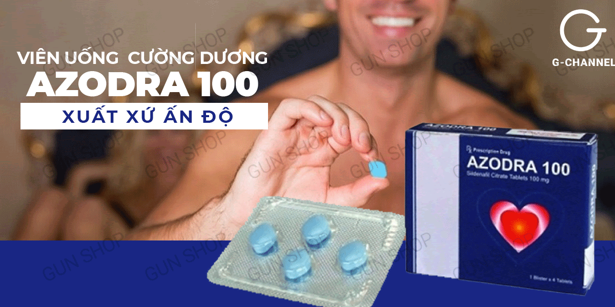 Nơi bán Azodra 50mg viên uống hỗ trợ cương dương kéo dài thời gian tăng cường sinh lý - Hộp 4 viên giá tốt